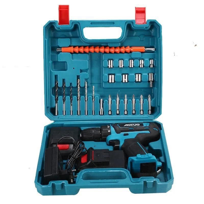 visseuse sans fil 58V , ensemble de propositions, machine avec trousse à outils, tournevis rechargeables .