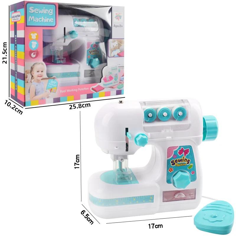 Machine à coudre électrique pour enfants 2023 petite taille pour filles petite maison Machine à coudre en plastique jouet.
