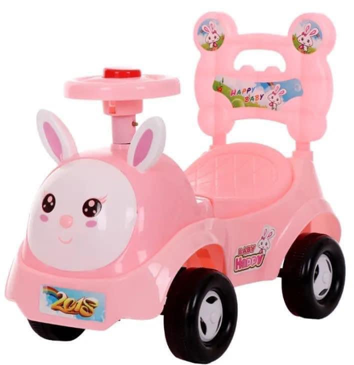 Voiture balançoire pour enfants de 1 à 3 ans un jouet pour garçons et filles musique à quatre roues.