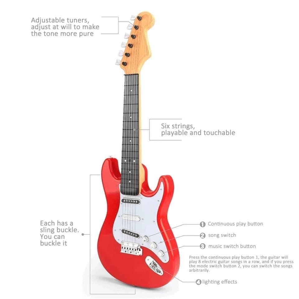Guitare à 6 cordes, Instruments de musique, jouets éducatifs cadeaux pour enfants .