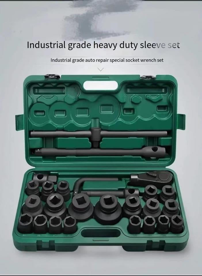 Kit d'outils de réparation de douille rapduty, combinaison de clé à douille, mécanique, multifonctionnel, portable, ensemble de 26 pièces