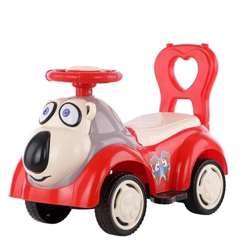 Voiture balançoire pour enfants de 1 à 3 ans un jouet pour garçons et filles musique à quatre roues.