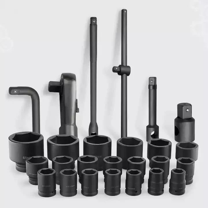 Kit d'outils de réparation de douille rapduty, combinaison de clé à douille, mécanique, multifonctionnel, portable, ensemble de 26 pièces