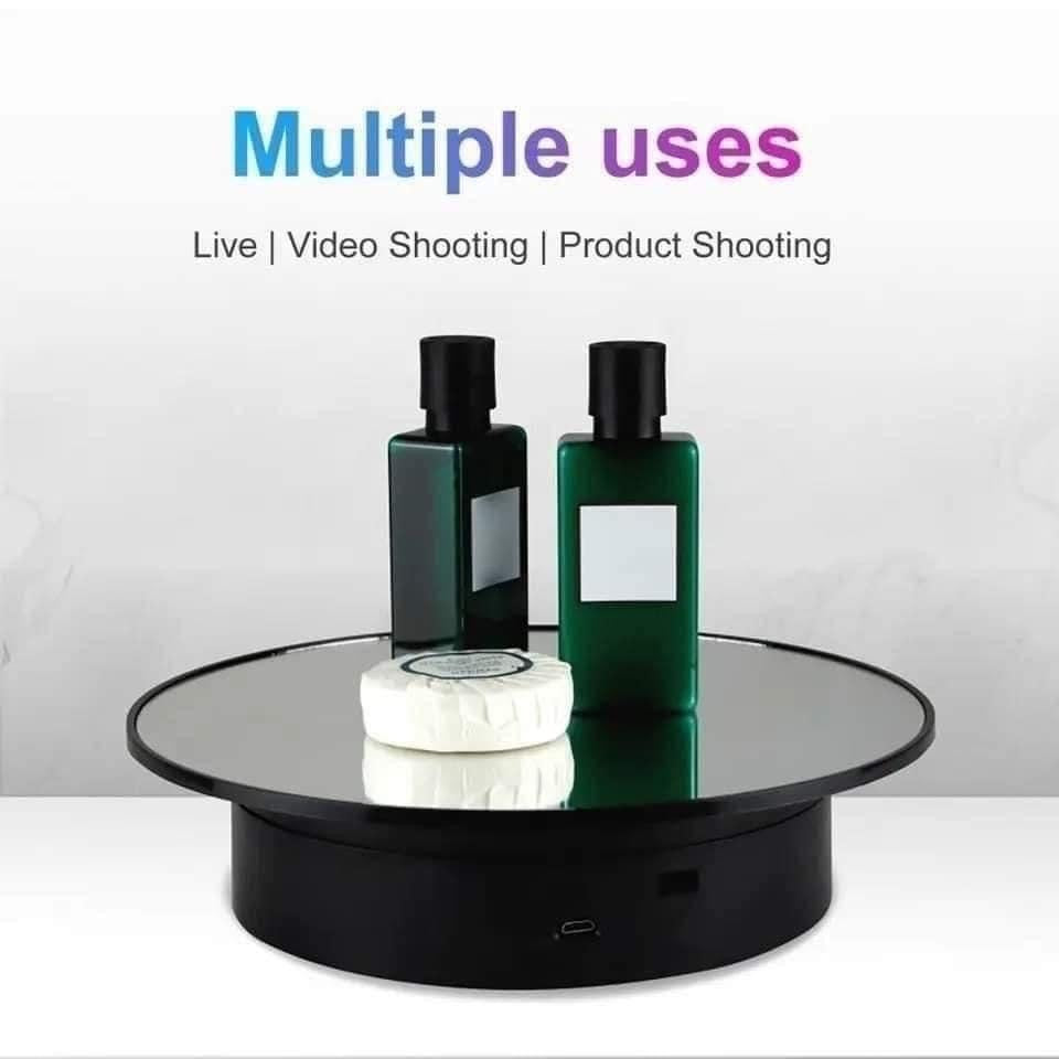 Présentoir Rotatif 360° Rechargeable pour la présentation de vos produits