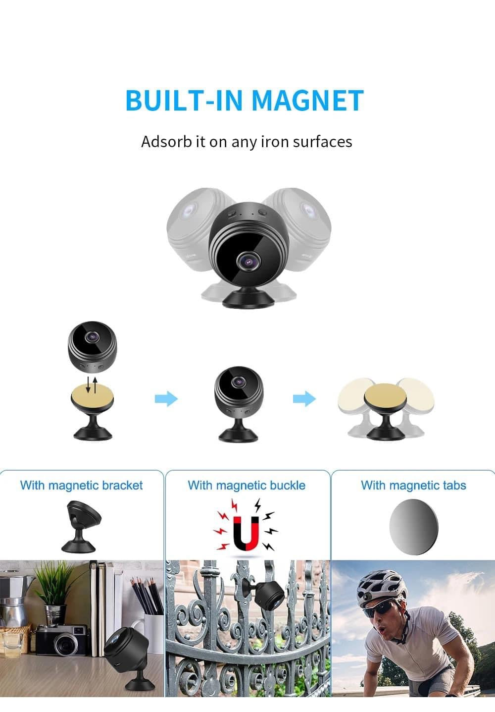 A9 HD caméra sans fil WIFI intérieur sécurité à domicile.