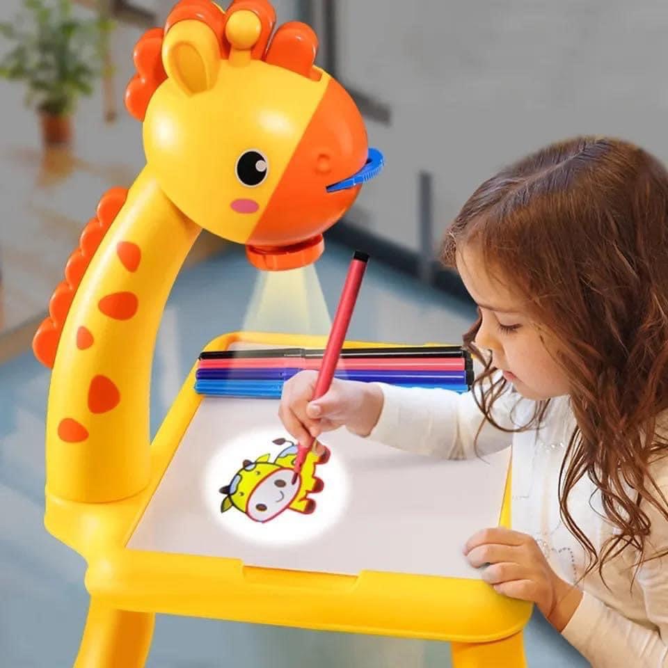 Mini table à dessin d'art de budgétaire LED pour enfants, tableau de peinture pour enfants, petit bureau, outil de peinture d'apprentissage, artisanat, jouet léger.