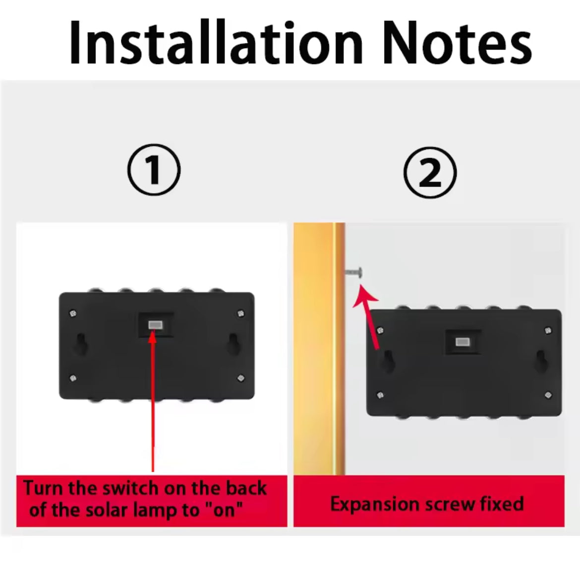Applique murale solaire à 12 LED avec capteur solaire, étanche conforme a la norme IP65, luminaire d'extérieur, Style nordique, lumière d'en haut et d'en bas...