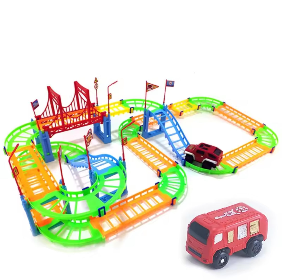 Piste de course de voiture