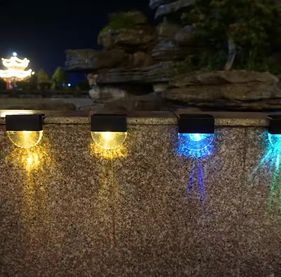 6 lampes solaires Led imperméables