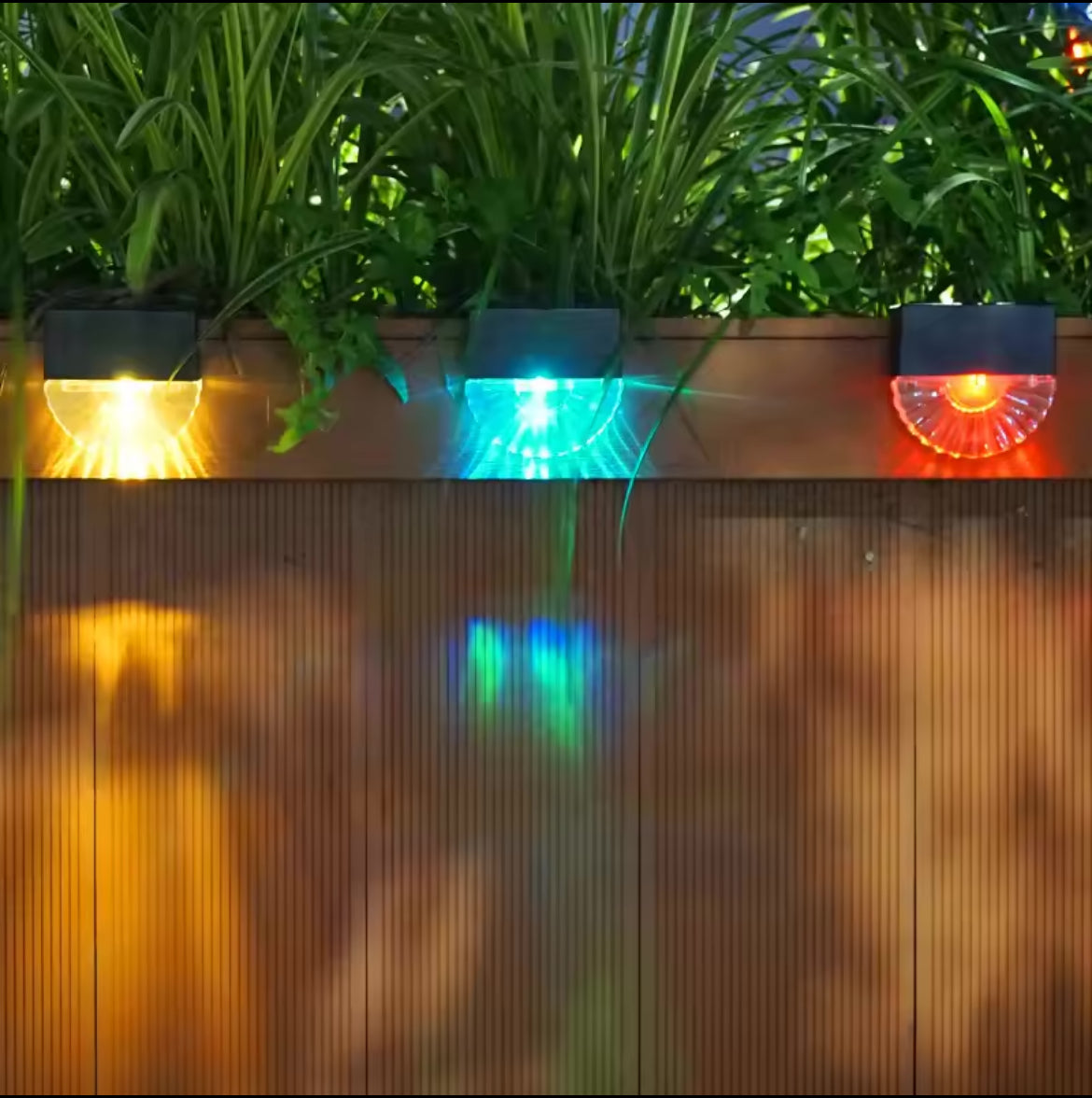 6 lampes solaires Led imperméables