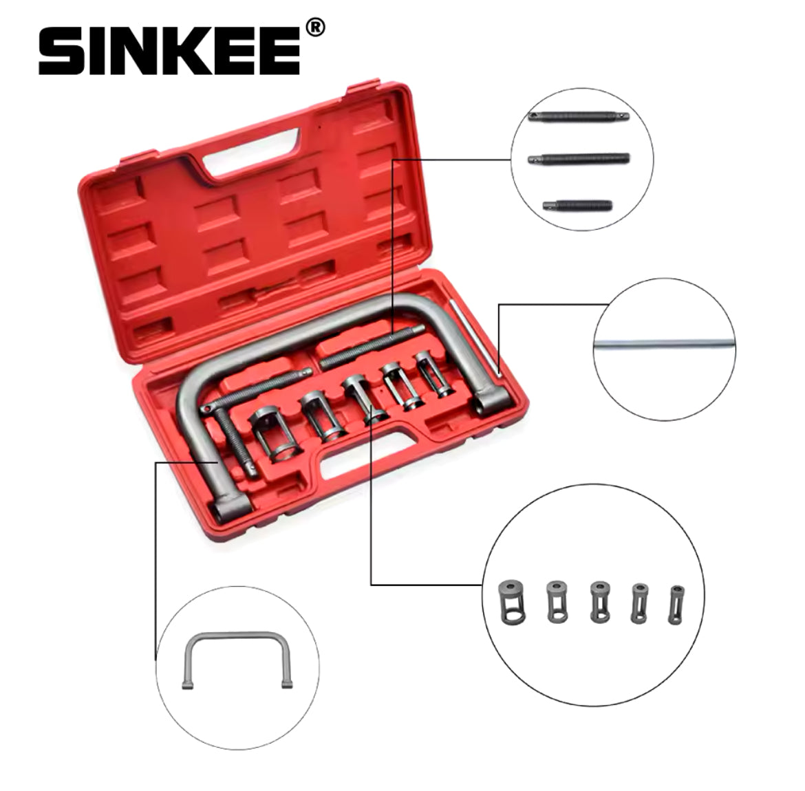 Outils D'installation De Retrait De Kit De Compresseur De Ressort De Soupape. Lot de 10 .