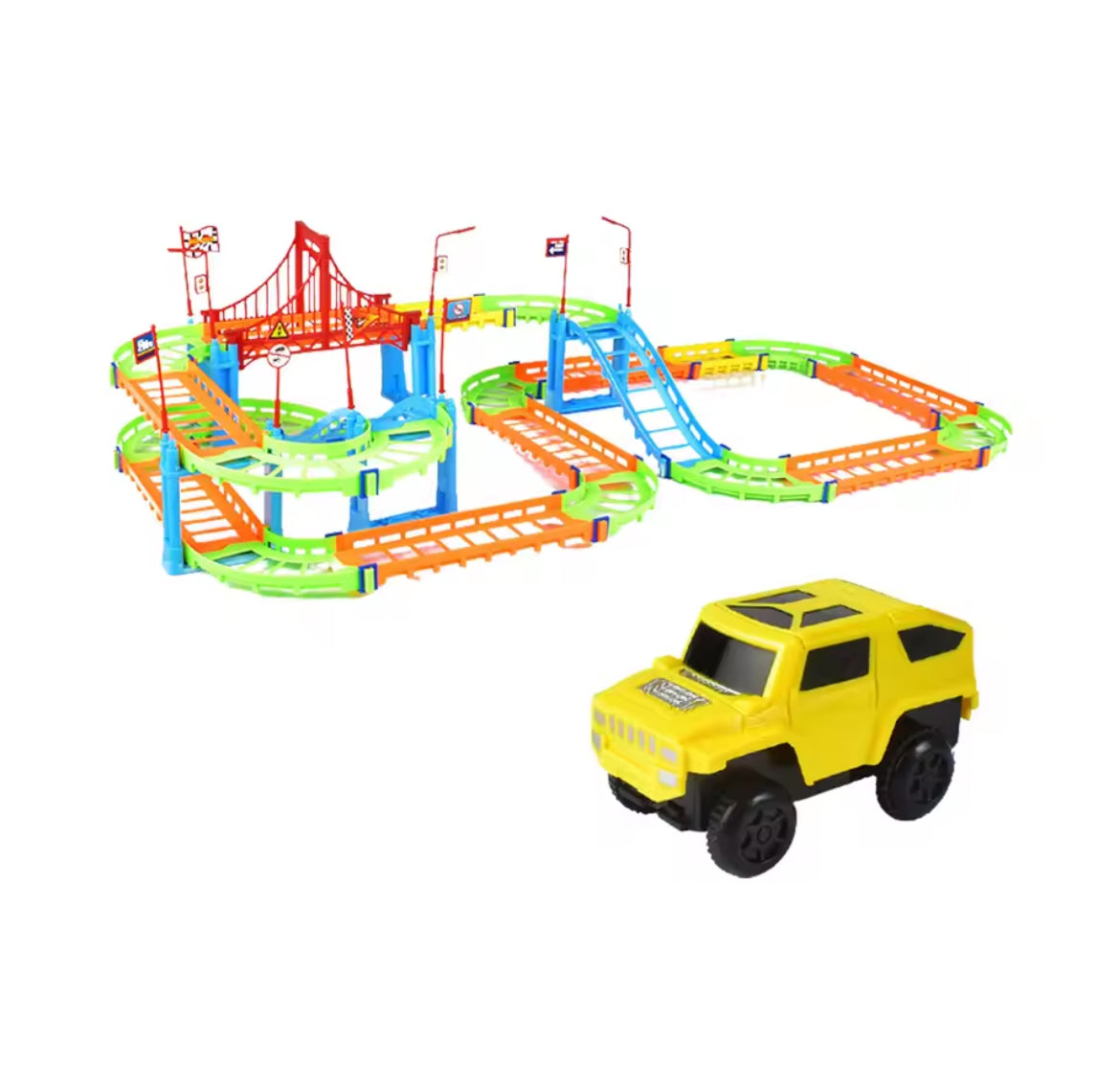 Piste de course de voiture