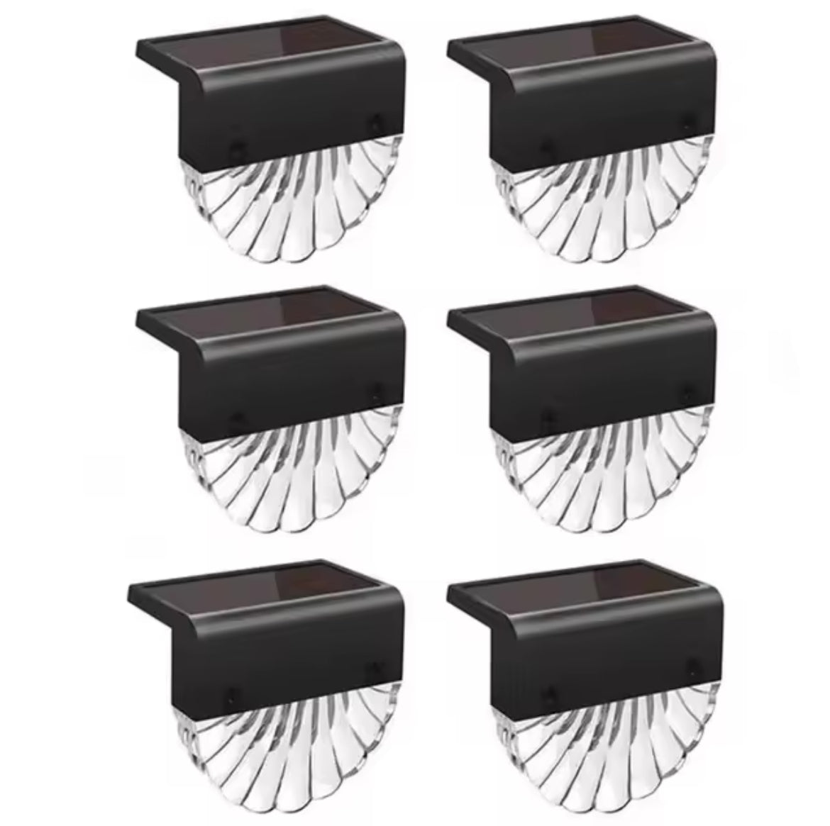 6 lampes solaires Led imperméables
