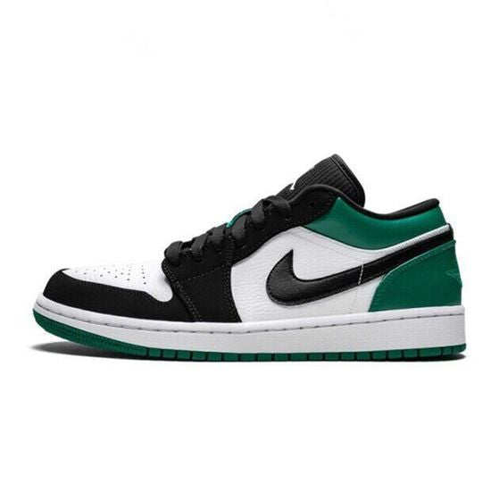 Air jordan 1 Low Men's Women's Vintage Basketball Shoe vert noir