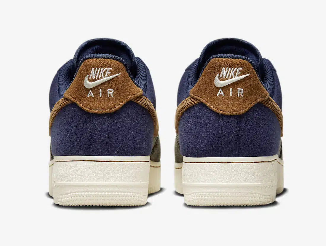 Nike Air Force 1 ’07 PRM Midnight Navy Ale Brown
