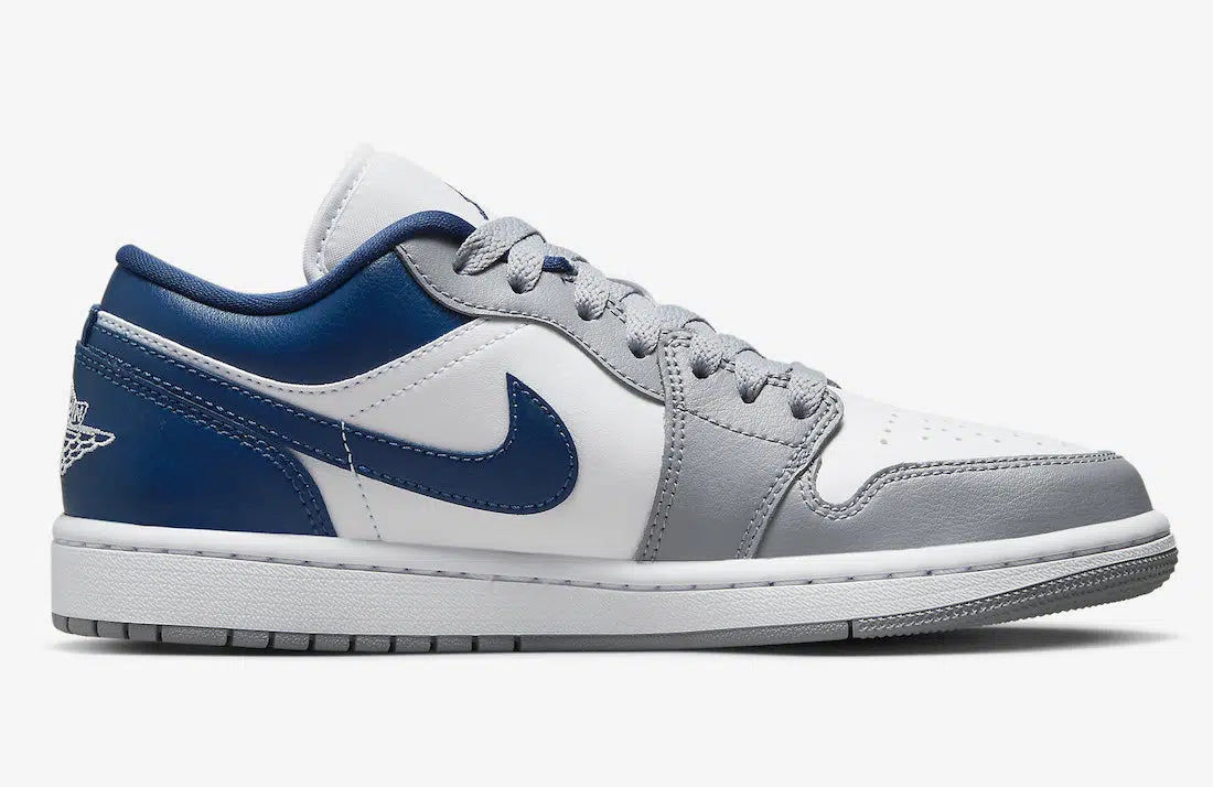 Air Jordan 1 Low White Blue Grey