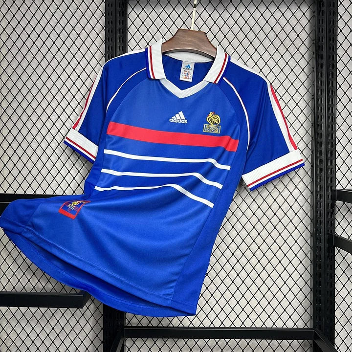 Équipe de France maillot foot 1998 rétro