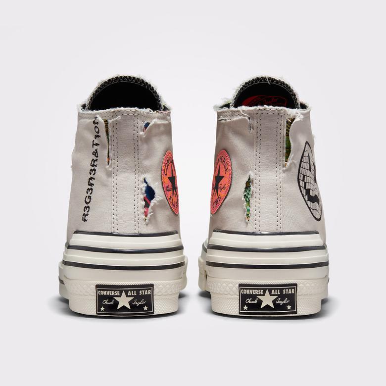 Converse Chuck 70 Trippy Heel Unisex Gri Sneaker