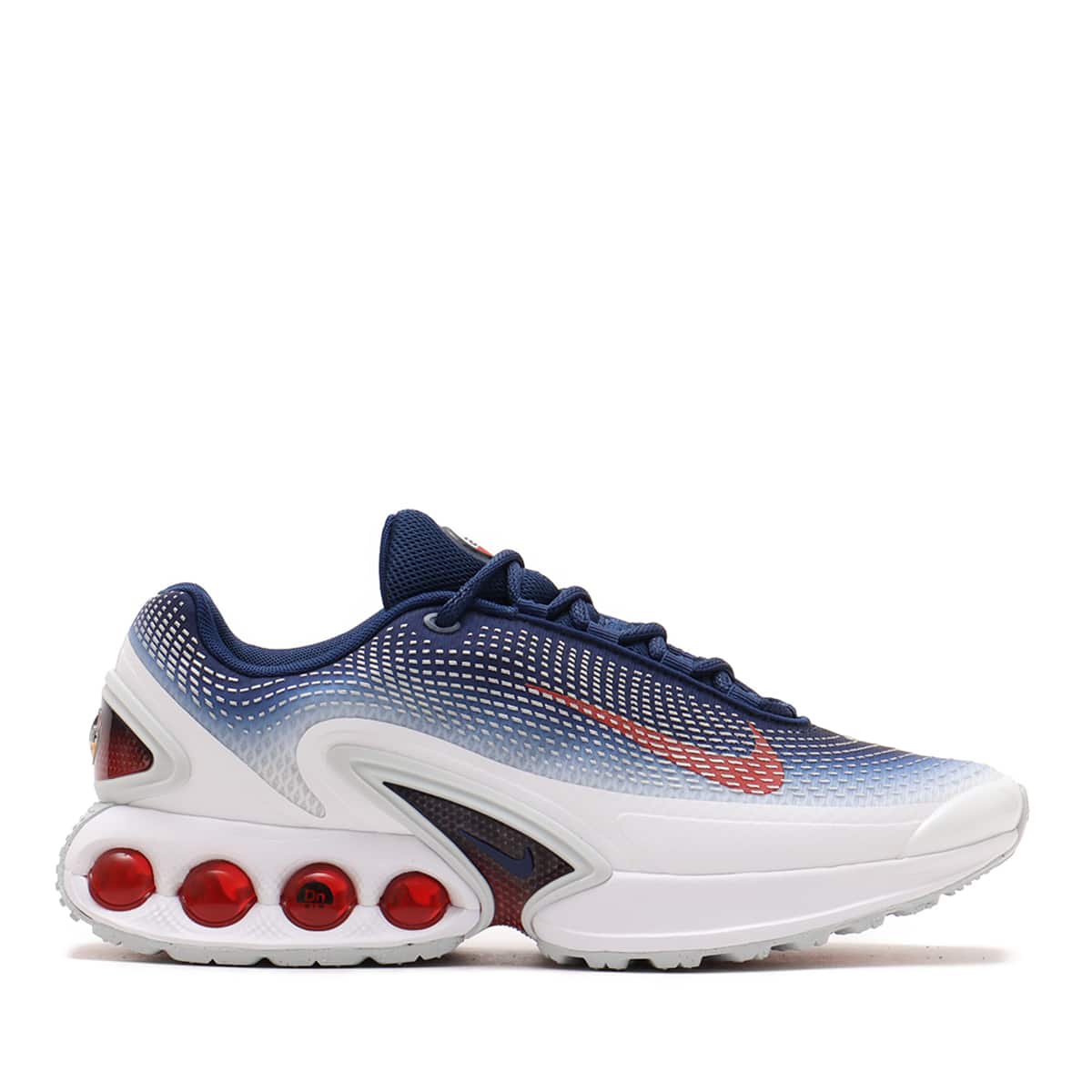 NIKE AIR MAX DN OLY WHITE/SPORT RED-METALLIC SILVER
