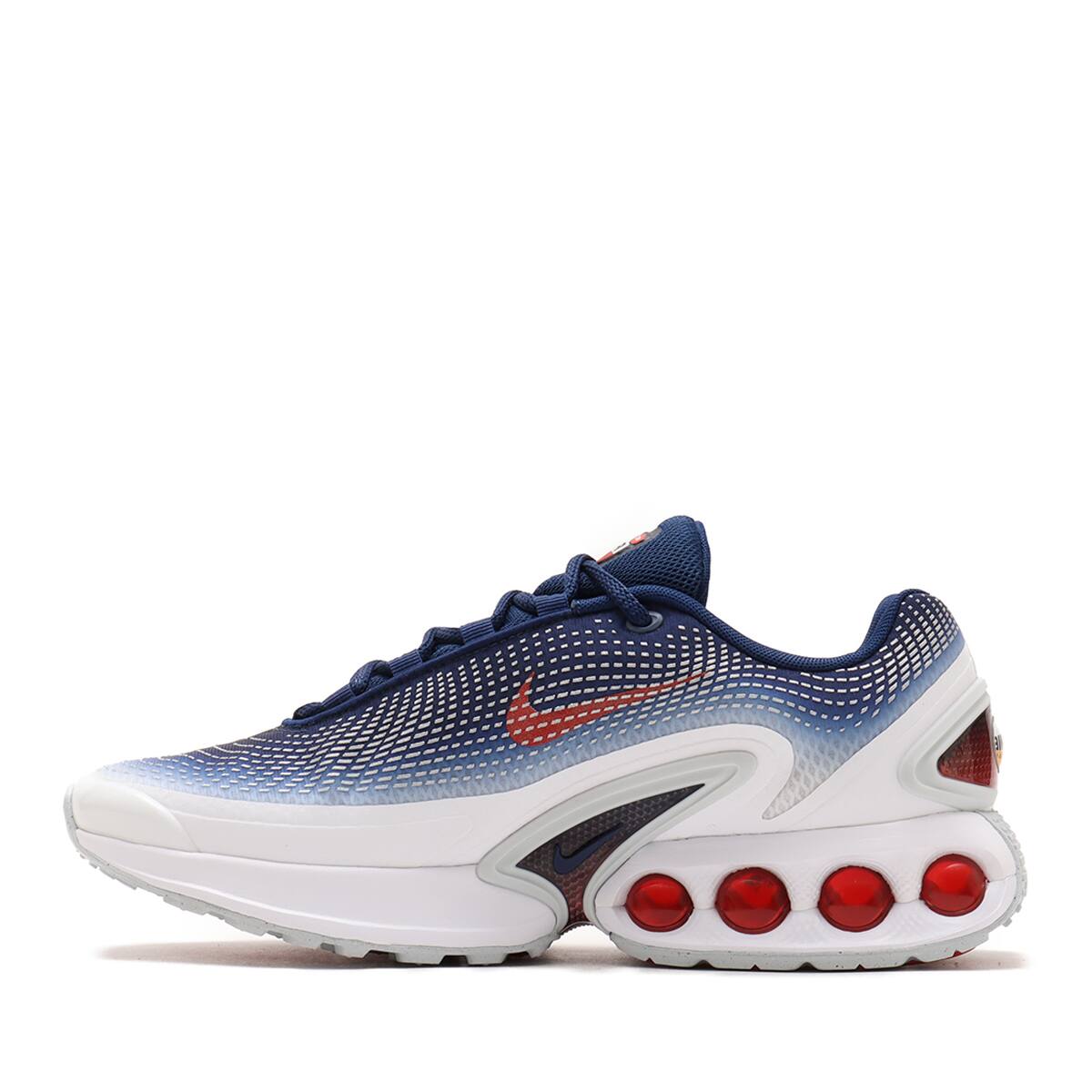NIKE AIR MAX DN OLY WHITE/SPORT RED-METALLIC SILVER