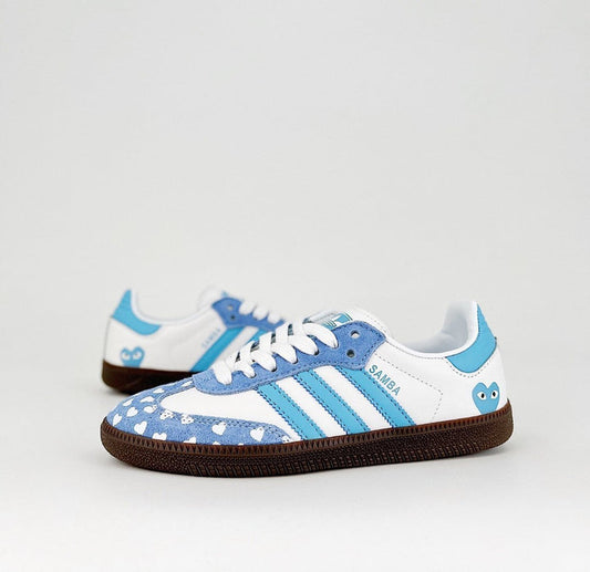Adidas Samba x CDG Blue