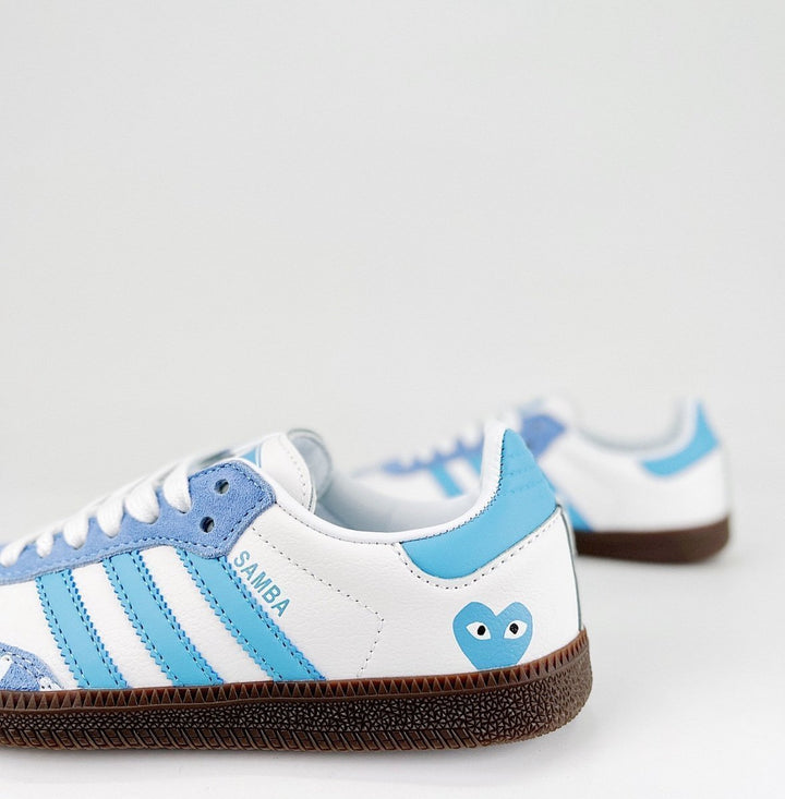 Adidas Samba x CDG Blue
