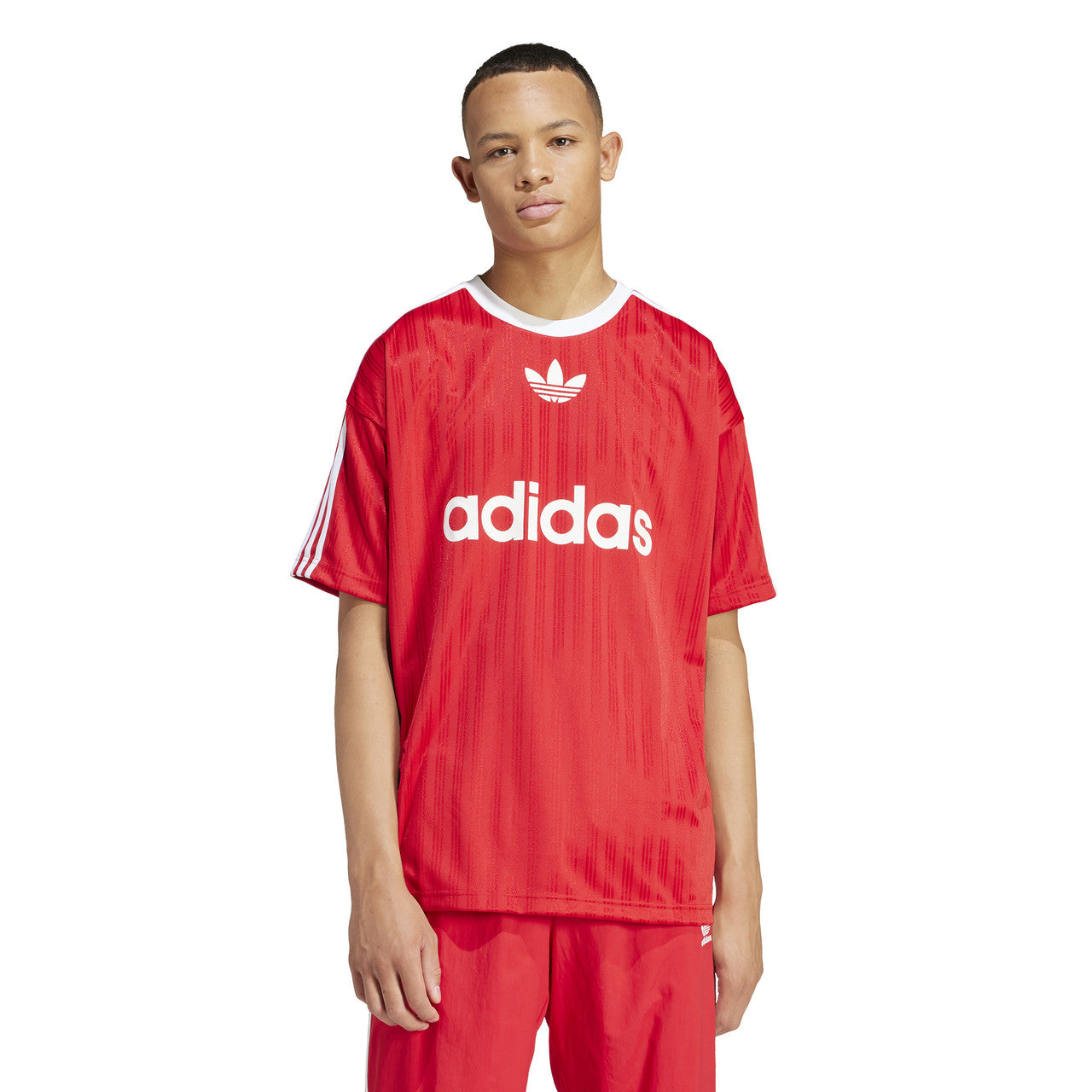 Adidas T-shirt Adicolor Red /White