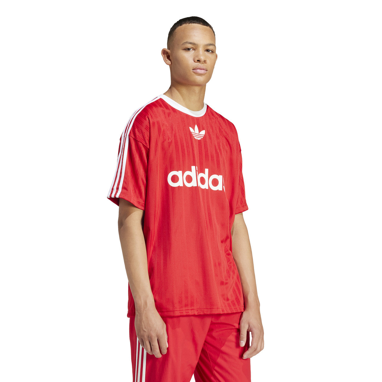 Adidas T-shirt Adicolor Red /White