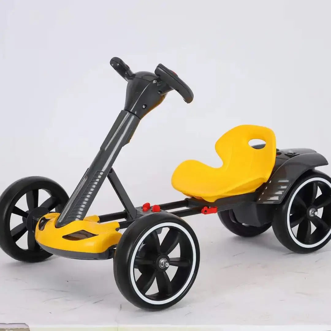 Le kart électrique à quatre roues pour enfants pliable avec une éducation précoce clé