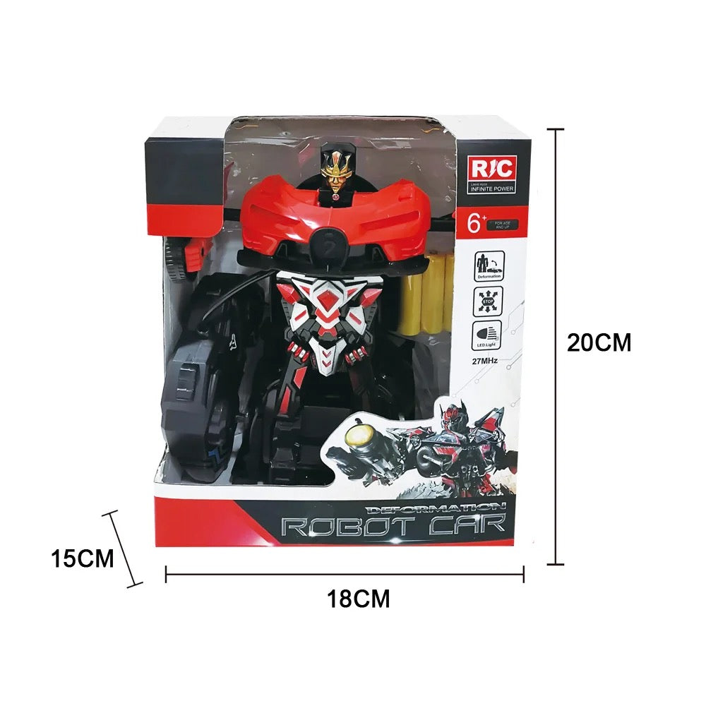 Mini voiture de Sport Rc Transformation voiture deux façons de jouer modèle Robots jouets chargement déformation Robot