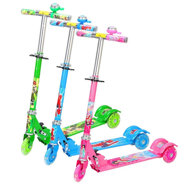 Trottinette Pliable pour enfants de 2 à 6 ans avec roues lumineuses Patinette pour le plaisir des tout petits.