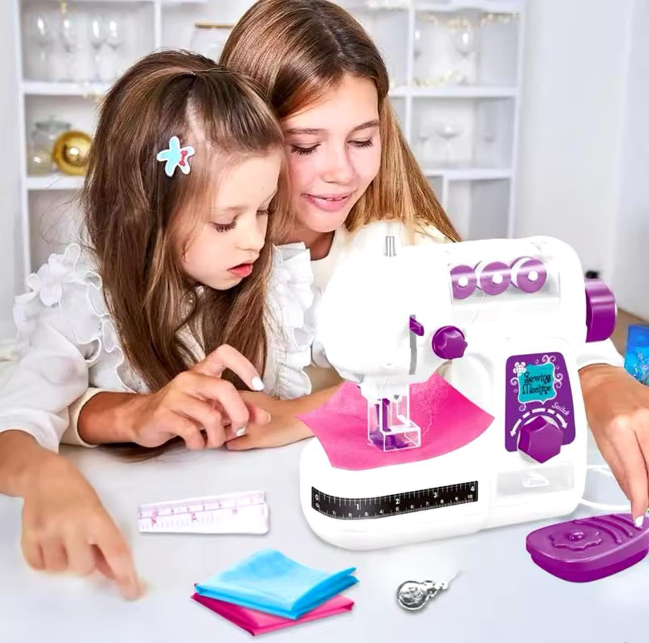 Machine à coudre électrique pour enfants , Machine à coudre en plastique jouet
