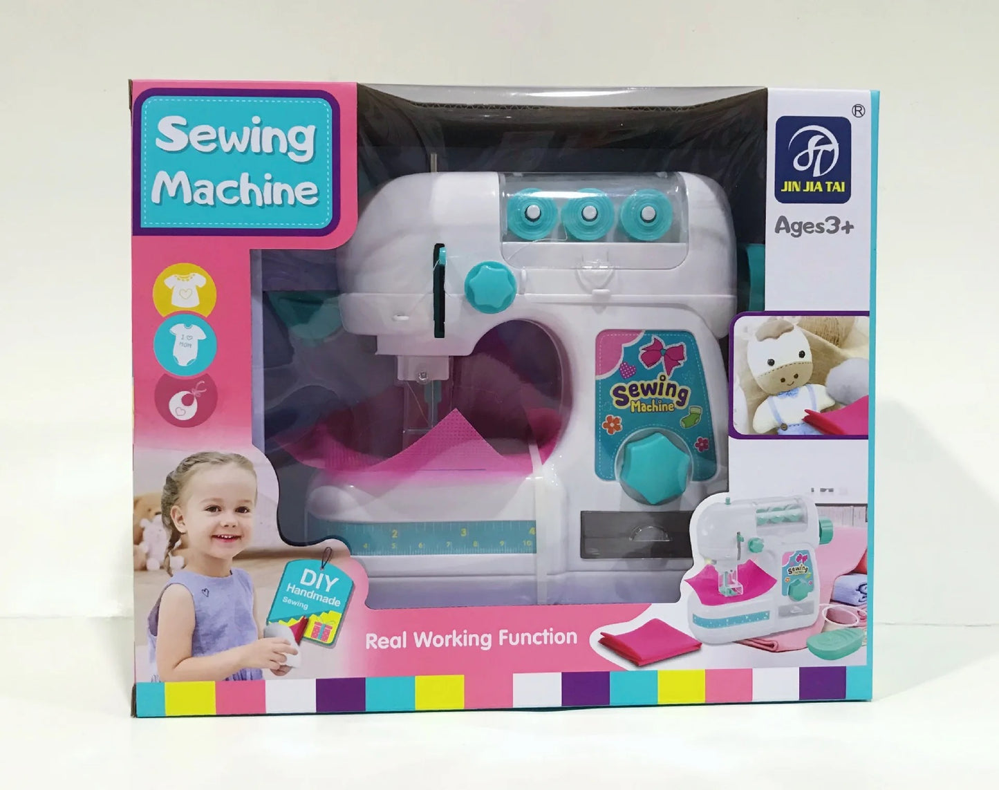 Machine à coudre électrique pour enfants , Machine à coudre en plastique jouet