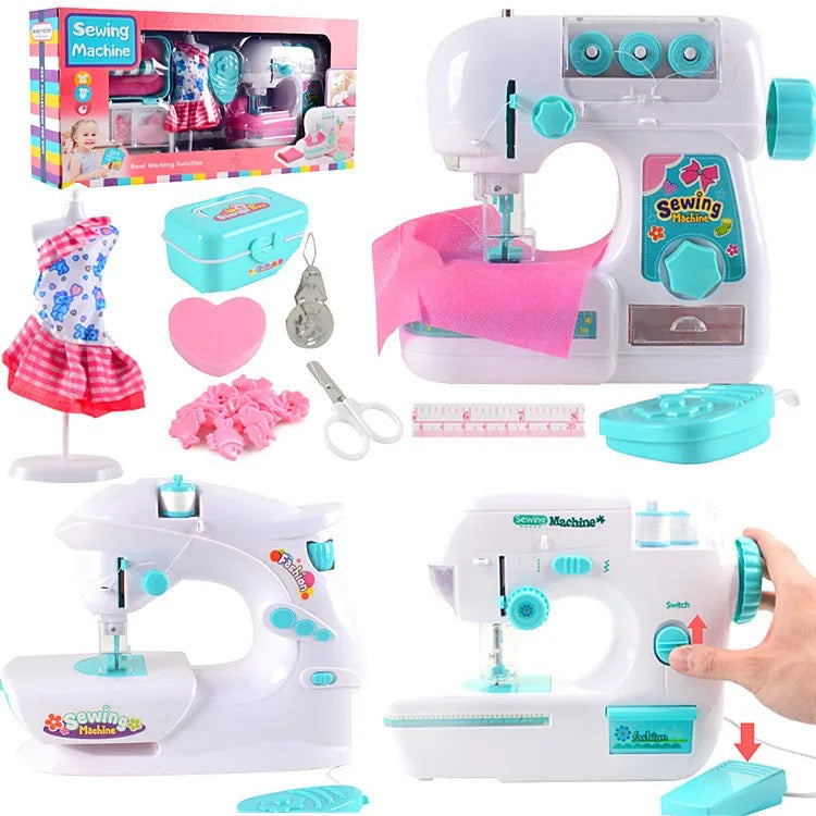 Machine à coudre électrique pour enfants , Machine à coudre en plastique jouet