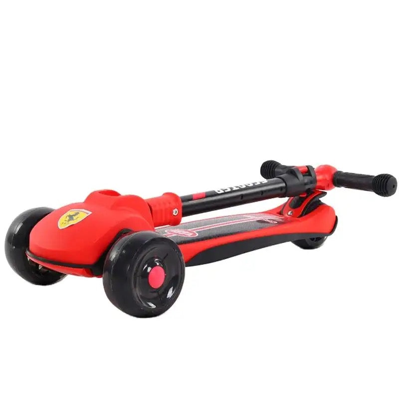 scooters roue lumineuse en plein air 3 trois roues 2 en 1 jouets kick scooters à pieds