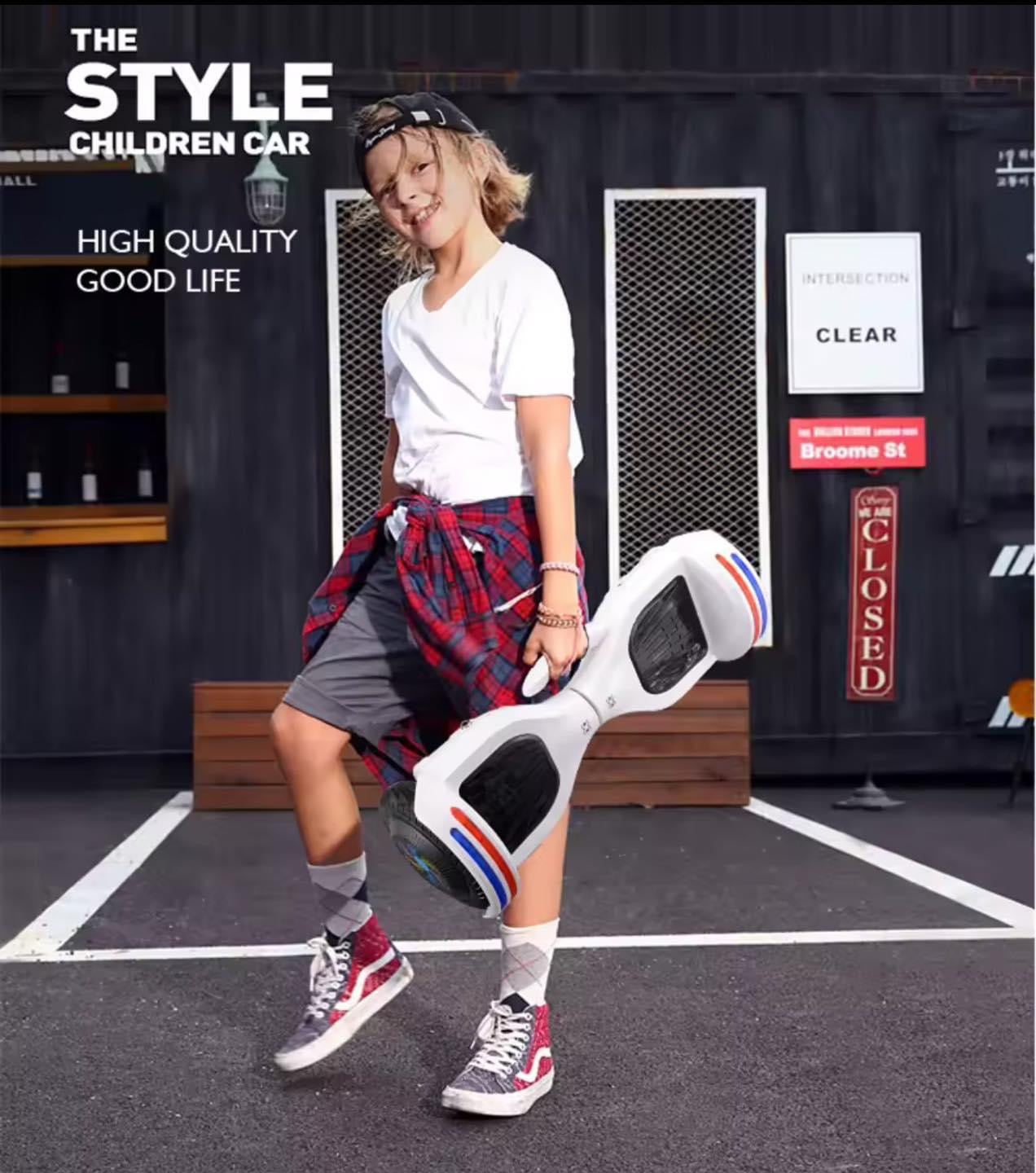 Classique modèle 6.5 "deux roues auto balance scooter électrique hoverboard enfants avec des lumières LED