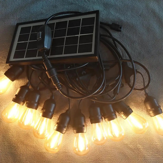 Guirlande lumineuse solaire LED étanche