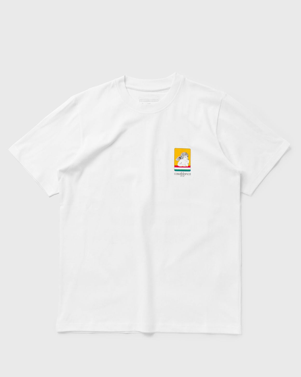 CASABLANCA T-SHIRT DOUBLE FACE RACING CHERUB