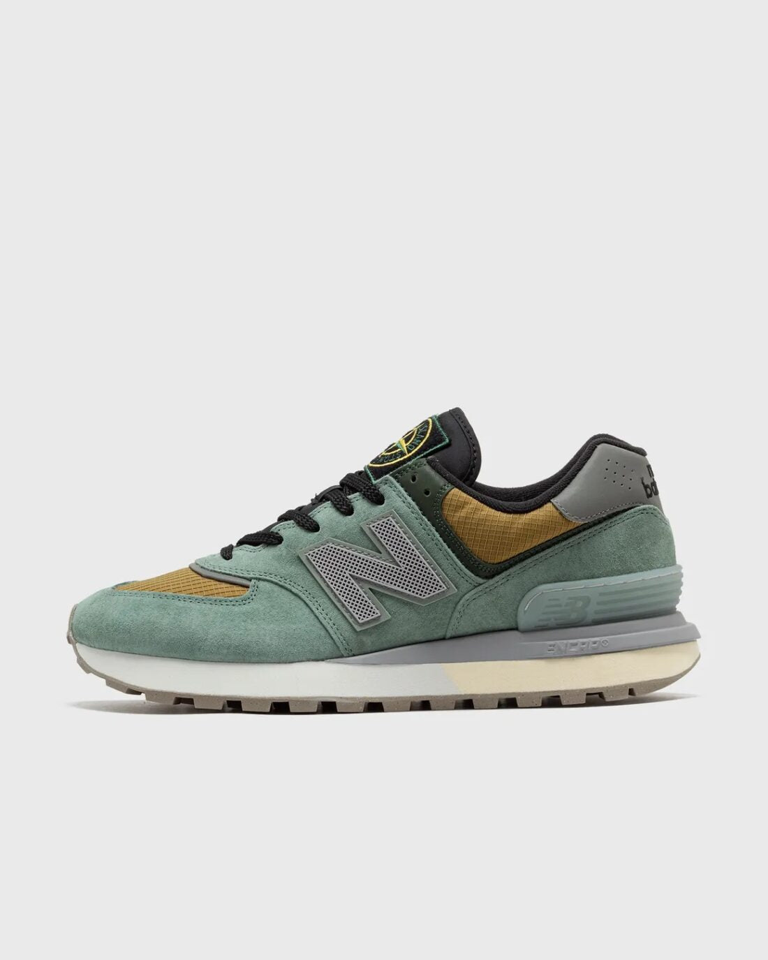 Stone Island x New Balance 574 Legacy Light Green