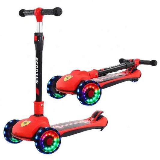 Enfants bébé enfants scooters roue lumineuse en plein air 3 trois roues 2 en 1 jouets kick scooters scooter à pieds