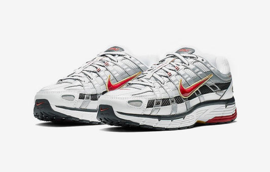 Nike P-6000 White Gold Red