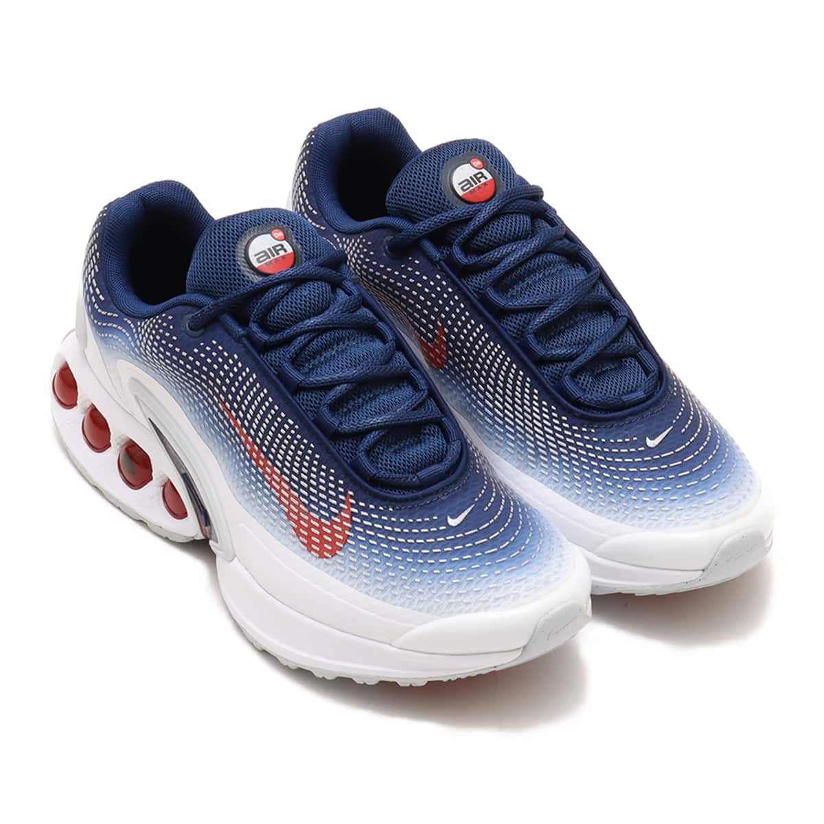 NIKE AIR MAX DN OLY WHITE/SPORT RED-METALLIC SILVER