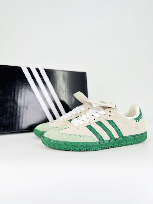 Adidas Samba Green x Stussy