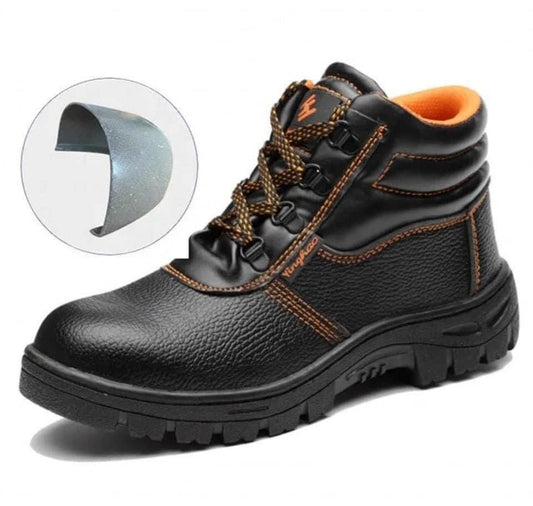 Chaussures de sécurité pour hommes avec embout en acier léger