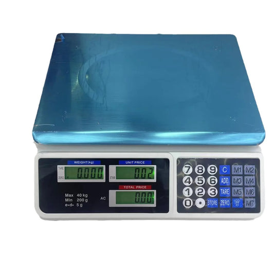 Balance numérique LCD pour le calcul des prix, numérique, pour le poids de la viande et des aliments commerciaux.