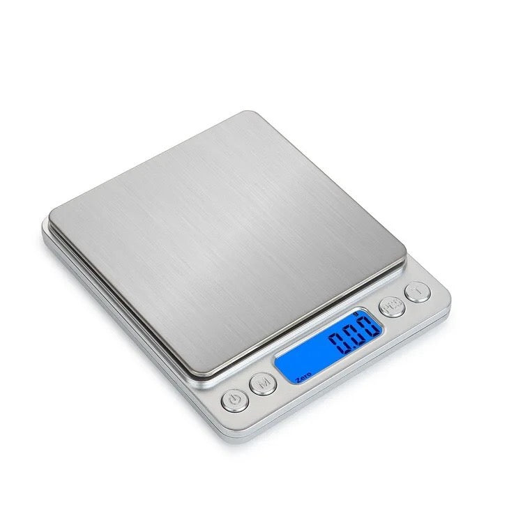 Balance numérique multifonctions 300 g appareil de pesage de poche en acier inoxydable,