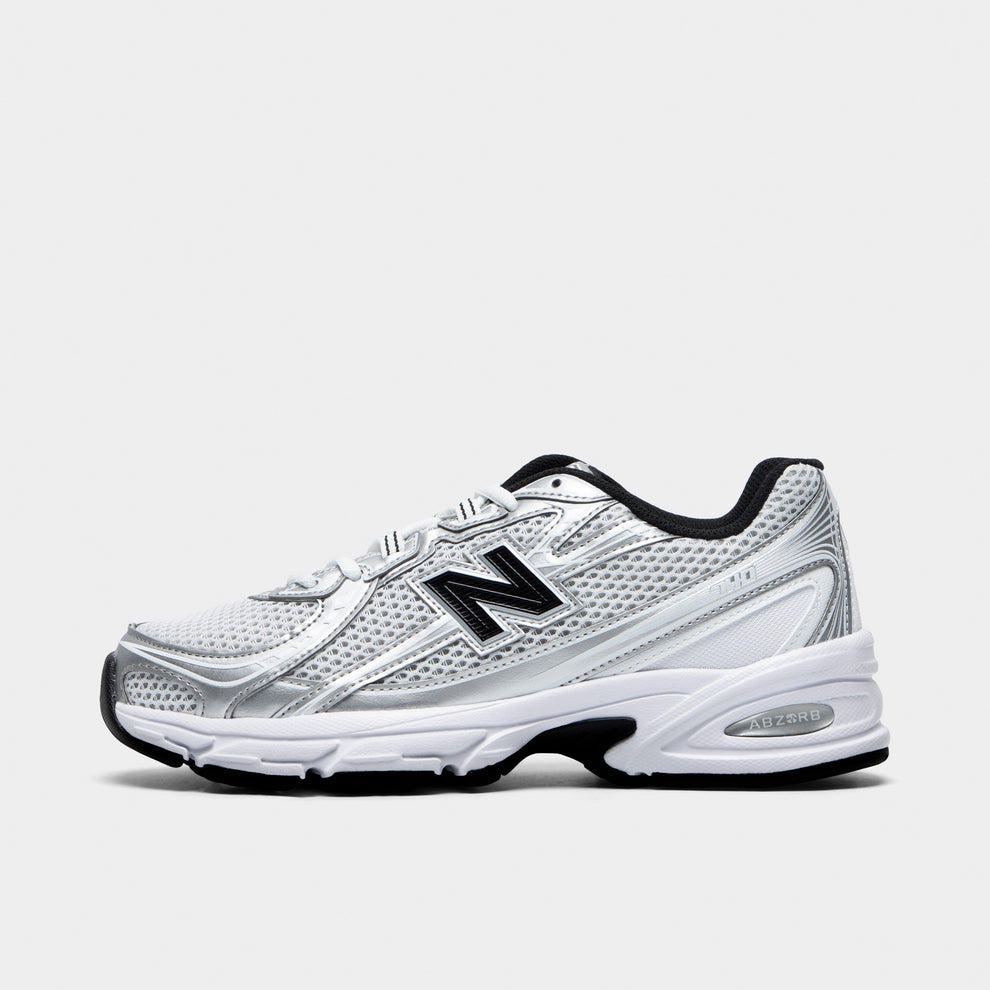 New Balance 740 Blanc / Argent Métallique