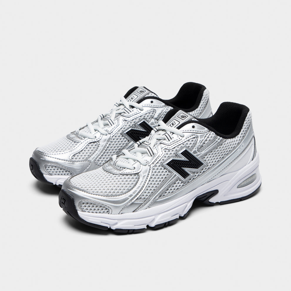 New Balance 740 Blanc / Argent Métallique