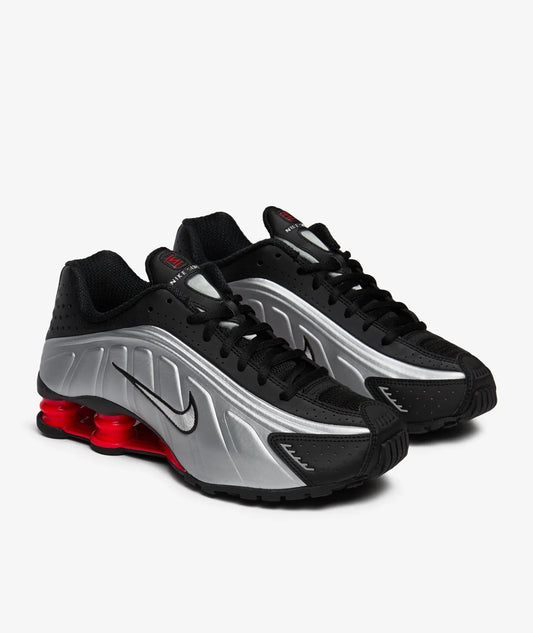 Shox R4 - Black/metallic Silver/light Crimson