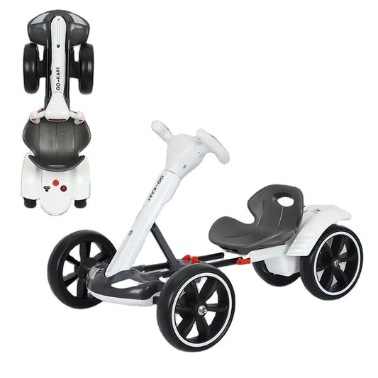 Le kart électrique à quatre roues pour enfants pliable avec une éducation précoce clé